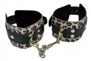 Наручники, бондаж леопардовый