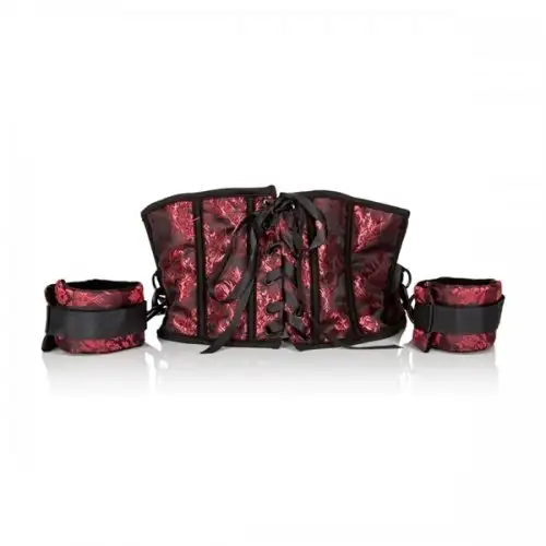 Корсет с наручниками Scandal Corset With Cuffs photo 1
