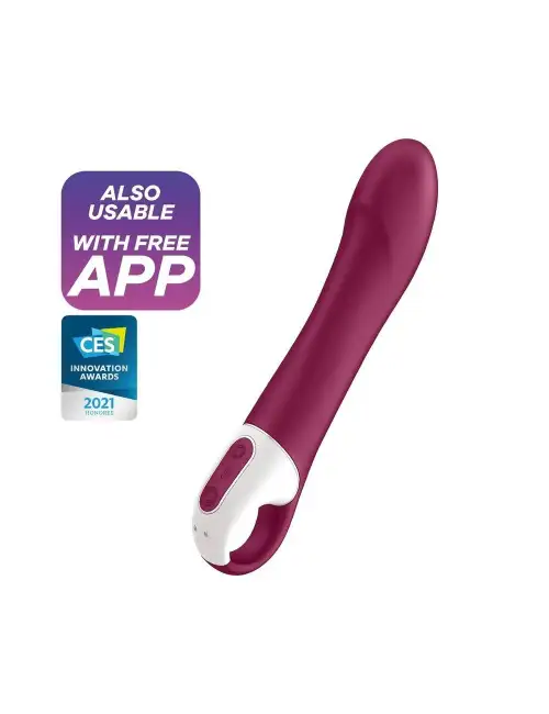 Смарт вибратор точки G Satisfyer Big Heat с функцией подогрева photo 1