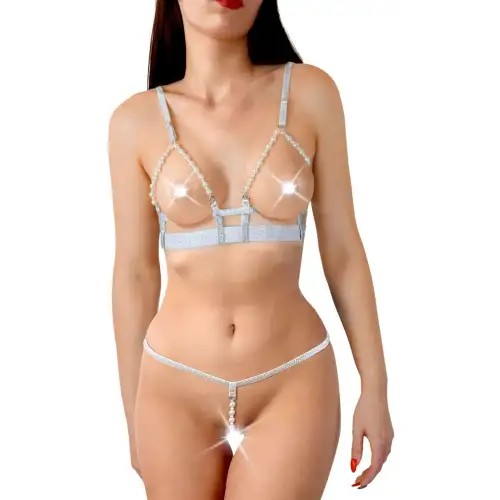 Сексуальный набор белья Art of Sex - Sweet Angel, размер L-2XL, цвет белый photo 1