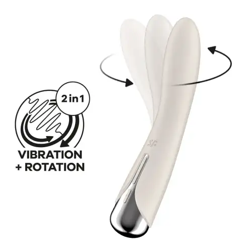 Вибратор Satisfyer Spinning Vibe 1 Beige photo 1