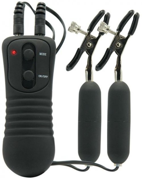 Стимуляторы для сосков VIBRATING NIPPLE CLAMPS photo 1