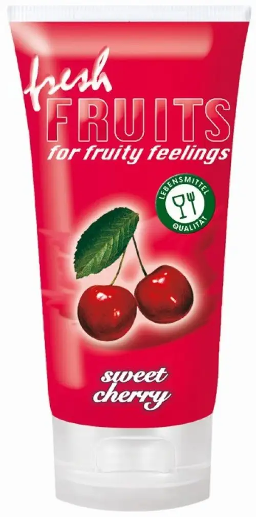 Лубрикант для орального секса FRESH FRUITS SWEET CHERRY 150 ML photo 1