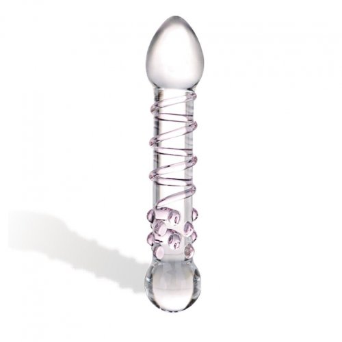 Фаллоимитатор Spiral Staircase Full Glass Dildo photo 1