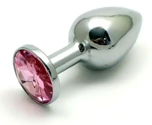 Анальная пробка SWAROVSKI PINK S photo 1