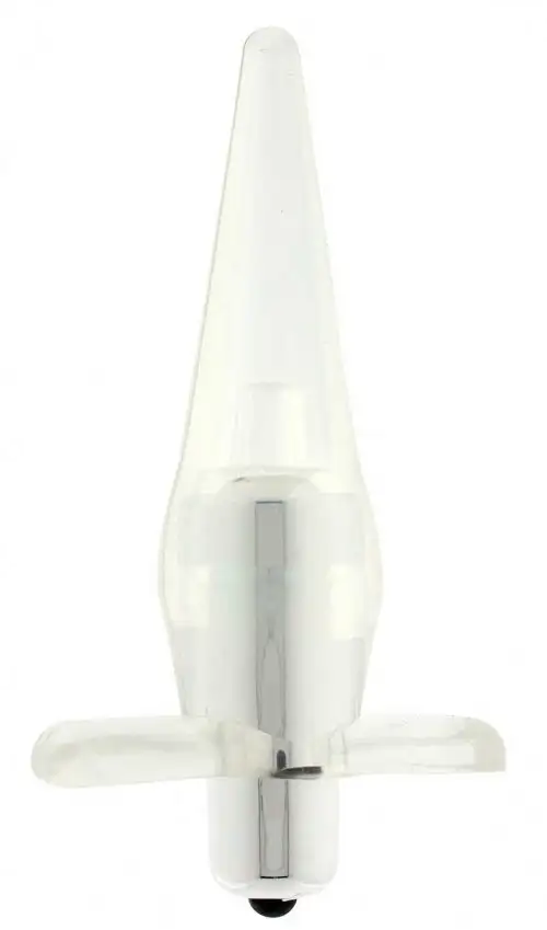 Анальный вибратор POWER BUTTPLUG CLEAR photo 1