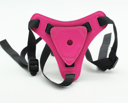 Фаллоимитатор вибрационный с ремнями и анальным плагином photo 1