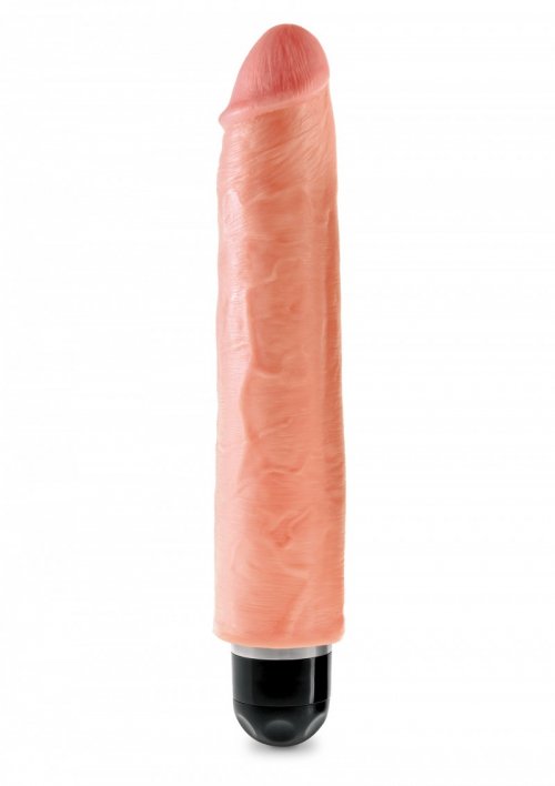 Большой реалистичный вибратор King Cock Vibr Stiffy, 25,4х5,1 см photo 1