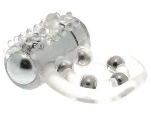 Кольцо с вибратором MAXIMUS RING (5 бусинок) photo 1