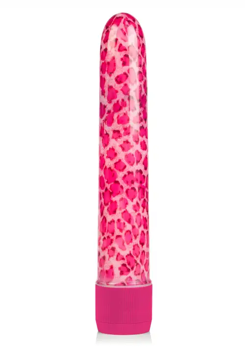 CalExotics Leopard Massager пластиковый вибратор, 17х3 см photo 1