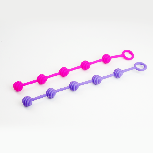 Силиконовые анальные бусы для начинающих, 25,5смХ1,8см photo 1