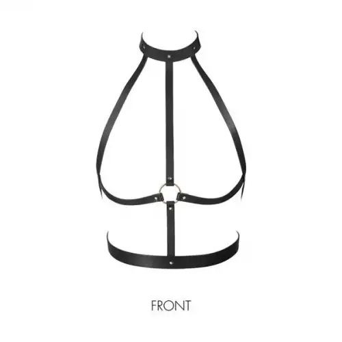 Портупея Bijoux Indiscrets MAZE - H Harness Black photo 1