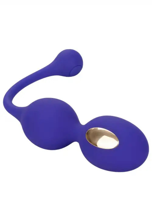 CalExotics E-stim Dual Kegel Exerciser - вагинальные шарики с электростимуляцией, 3,25 см photo 1
