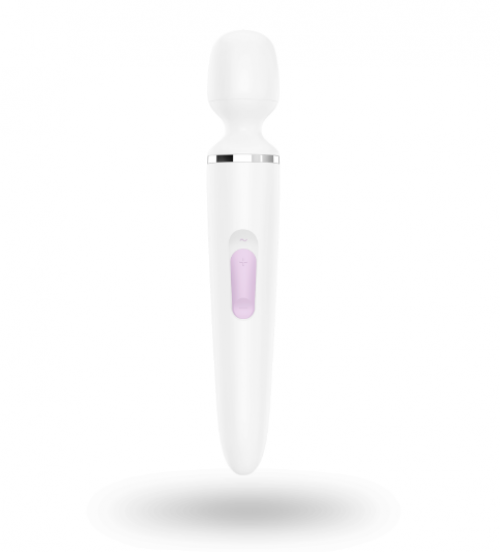 Вибромассажер Satisfyer Wand-er Woman (White/Chrome) photo 1