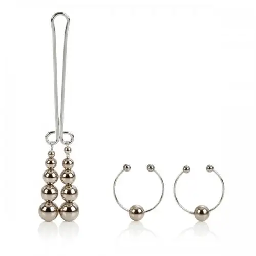 Набор украшений NIPPLE & CLITORAL SILVER  photo 1