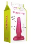 Анальная пробка PLUG-N-JOY BUTT PLUG PINK photo 2