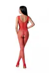 Бодистокинг с крыльями Passion BS098 One Size, red, средняя сетка, открытый доступ photo 2