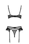 Комплект Passion KERRIA SET WITH OPEN BRA black S/M - ECO Passion photo 4