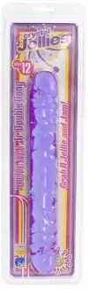 Фаллоимитатор JR. DOUBLE DONG 12 CRYSTALL JELLIES PURPLE photo 2