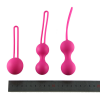 Вагинальные шарики. Материал - силикон. 3 шт. photo 3
