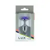 Металлическая анальная пробка Lux Active с розой - Rose Anal Plug - Purple, вибропуля в подарок photo 5