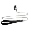 Силиконовая анальная пробка Art of Sex Silicone Anal Plug with Leash size S с поводком Black photo 2