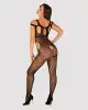 Бодистокинг Obsessive Bodystocking G322 S/M/L, фантасмагорически-силуэтный крой photo 4