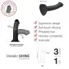Насадка для страпона Strap-On-Me Mono Density Dildo Violet M, диам. 3,3см, однослойный силикон photo 3