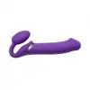 Безремневой страпон с вибрацией Strap-On-Me Vibrating Violet XL, диаметр 4,5см, пульт ДУ, регулируем photo 6