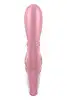 Смарт вибратор кролик Satisfyer Hug Me Pink, 2 мотора, диаметр 4,2см, широкая клиторальная часть photo 5