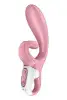 Смарт вибратор кролик Satisfyer Hug Me Pink, 2 мотора, диаметр 4,2см, широкая клиторальная часть photo 2