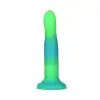 Светящийся в темноте фаллоимитатор ADDICTION Rave 8″ Glow in the Dark Dildo Blue Green, 20,3 см photo 3