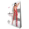 Откровенный бодистокинг с глубоким декольте Passion BS075 red photo 5