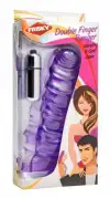 Double Finger Banger Vibrating G-Spot Glove - насадка на палец photo 4