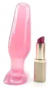 Анальная пробка BUTT PLUG PINK JELLY MEDIUM photo 4