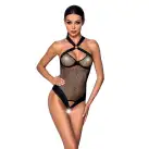 Сетчатый боди с халтером Amanda Body black L/XL - Passion photo 1