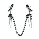 Зажимы для сосков  Art of Sex - Nipple clamps Afina Black photo 1
