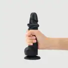 Реалистичный фаллоимитатор Strap-On-Me Sliding Skin Realistic Dildo Black - XL, эффект подвижной  photo 1