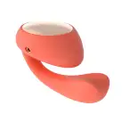 Смарт-вибратор LELO Ida Wave Coral Red, вагинально-клиторальный, технология WaveMotion, 2 мотора photo 4