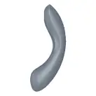 Вакуумный стимулятор с вибрацией Satisfyer Curvy Trinity 1 Bluegrey, игрушка 3в1 photo 2