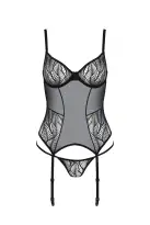 Корсет Passion LEAFA CORSET black XXL/XXXL - ECO Passion photo 3