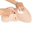 Мастурбатор-попка с двумя входами SilexD Daphne Ass Masturbator, суперреалистичный, термореактивный photo 5