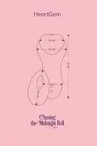 Вибратор в трусики FairyGasm HeartGem green, на магните, пульт ДУ photo 11