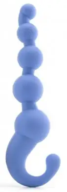 Анальная пробка L'AMOUR BEADED PROBE PERIWINKLE photo 1