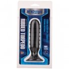 Анальная пробка Menzstuff Ribbed Torpedo Dong 5inch, черная photo 2