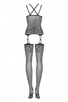 Комбинезон-сетка Obsessive F206  (Черный, XL/XXL) photo 4