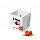 Массажная свеча Love To Love LIGHT MY FIRE Strawberry (80 мл) photo 1