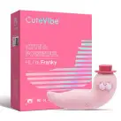 Вакуумный вибратор CuteVibe Franky Pink photo 5