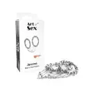 Сексуальное украшение на пенис и машонку Art of Sex - Jerome, Серебро photo 4