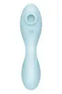Вакуумный смарт-стимулятор с вибрацией Satisfyer Curvy Trinity 5 (Blue), управление со смартфона photo 2